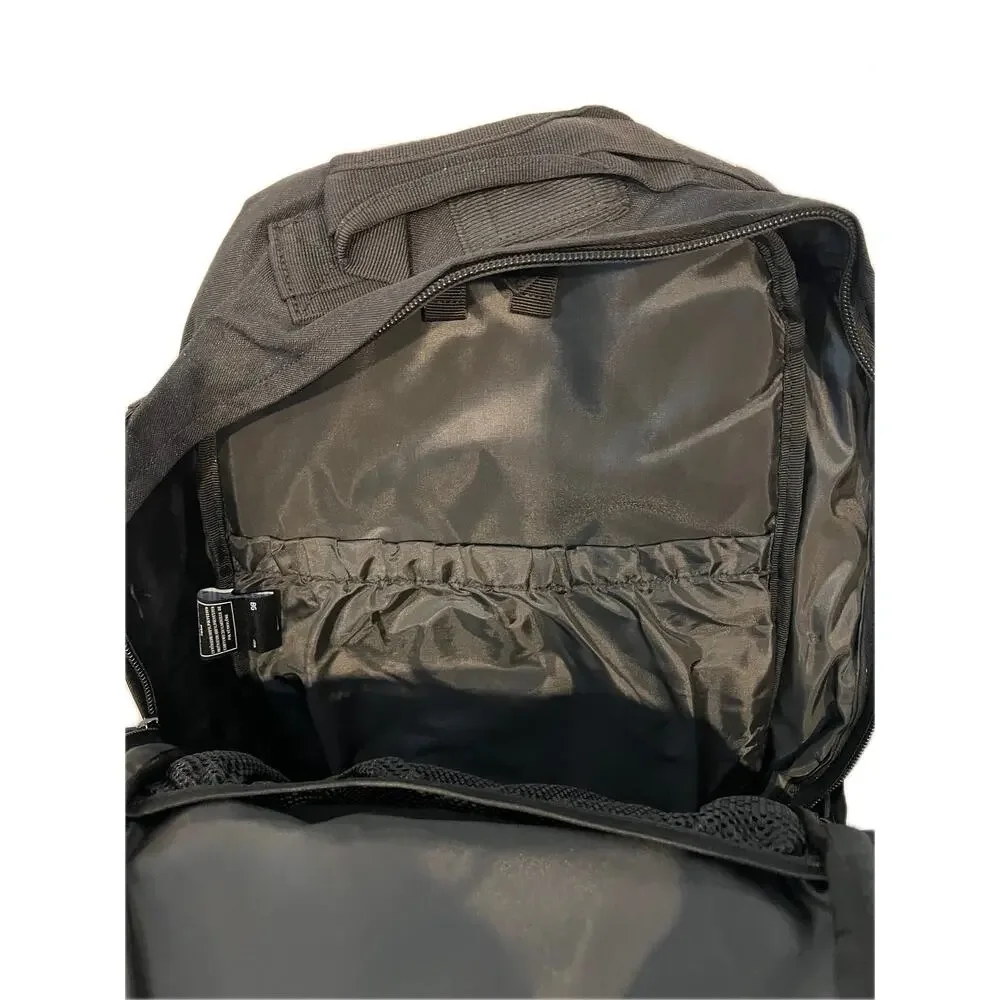 Highland Tactical Roger Canvas Backpack XL Black